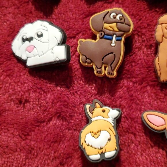14 Dog Dogs in Hats Corgi Dachshund‎ Shiba Inu Beagle Crocs Jibbitz Shoe Charms - Picture 5 of 5